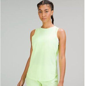Lululemon Sculpt Tank Top Faded Zap Yellow Mesh Lightweight Women’s Size 12